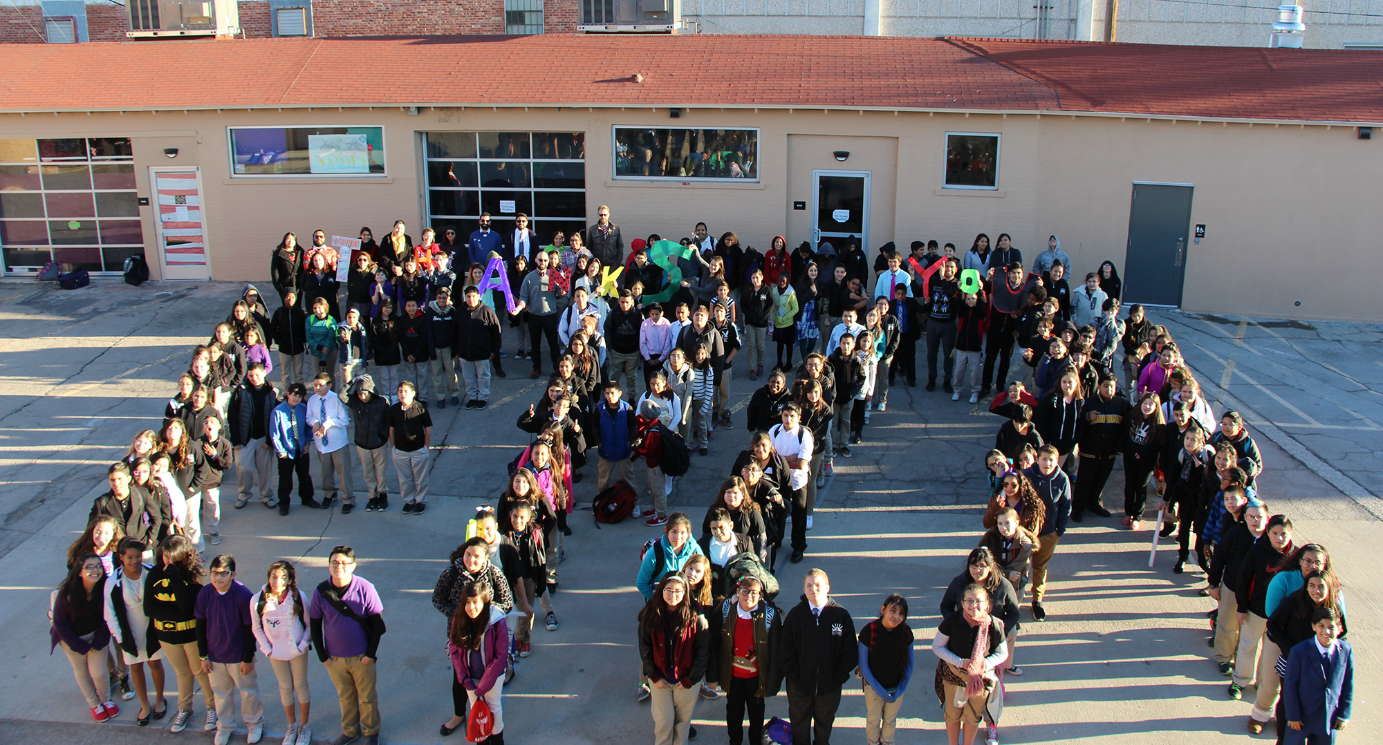 El Paso Leadership Academy students
